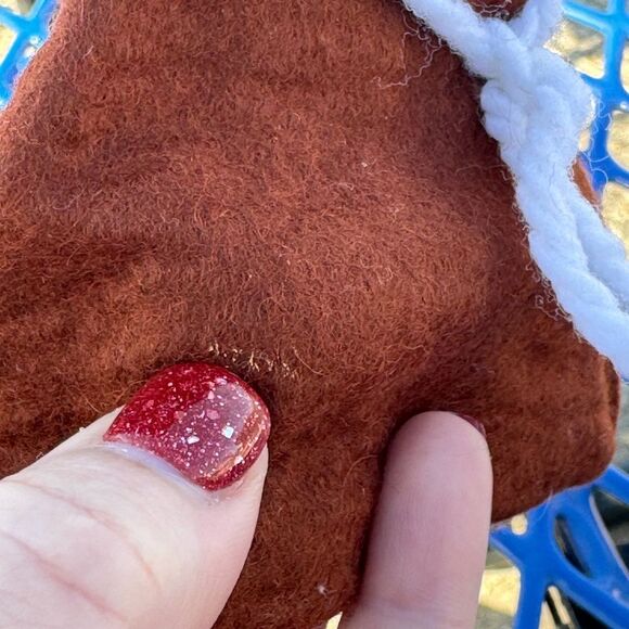 Annalee Mobilitee Doll Monk Poinsettia 1969 Vintage Christmas Decor - Picture 11 of 12